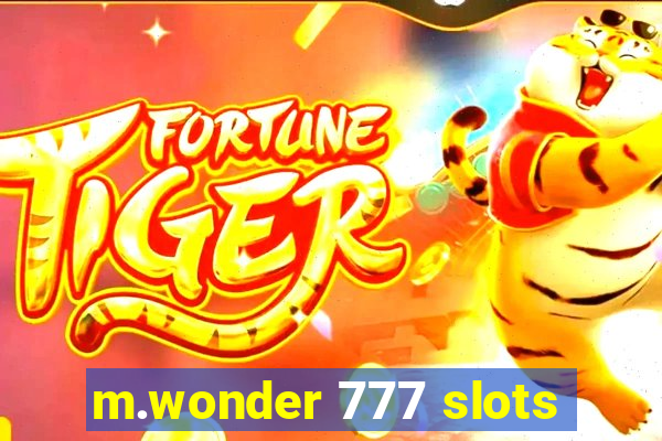 m.wonder 777 slots